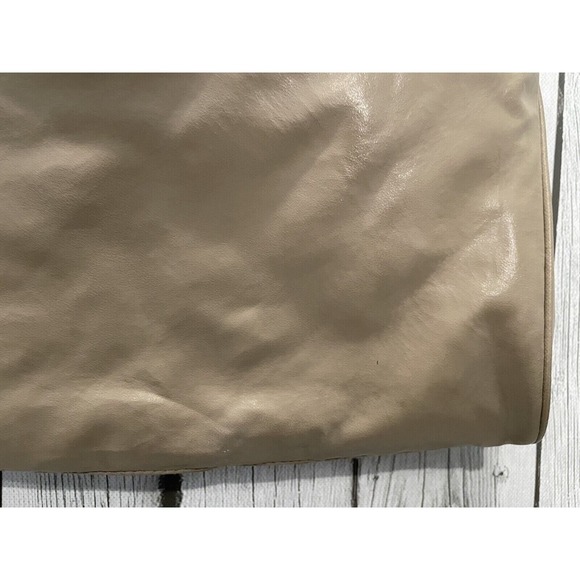 MCI World of Fine Handbags Beige‎ Faux Leather Clutch Shoulder Bag - Picture 13 of 13